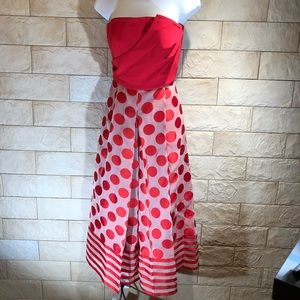 SACHIN & BABI NOIR RED FASHION DRESS